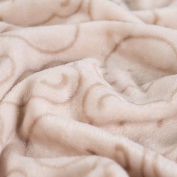 Fleece (Polar/Antipilling) in Sand mit Bear, Animal Skin, Stoff in ganzer Breite